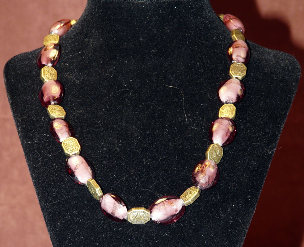 Coffee and Bronze Necklace